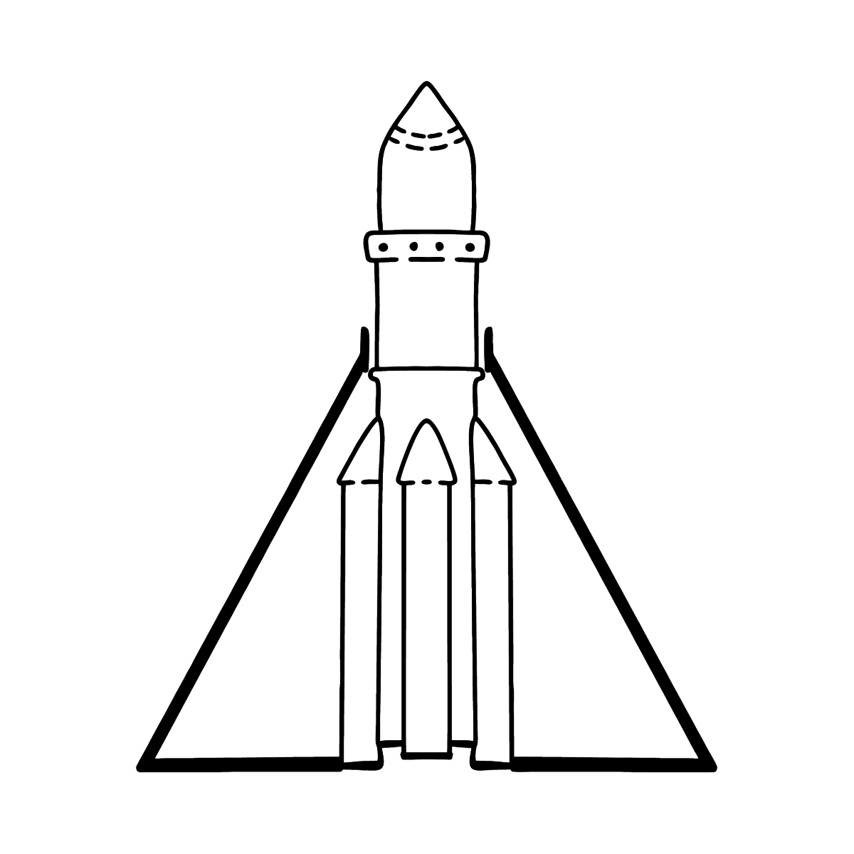Макет ракеты рисунок