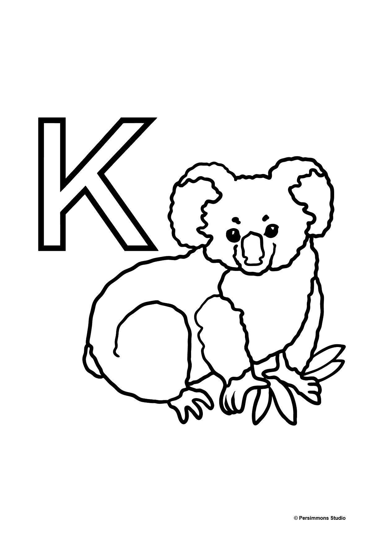 Spanish Letter K coloring pages ♥ Print and Online Free!