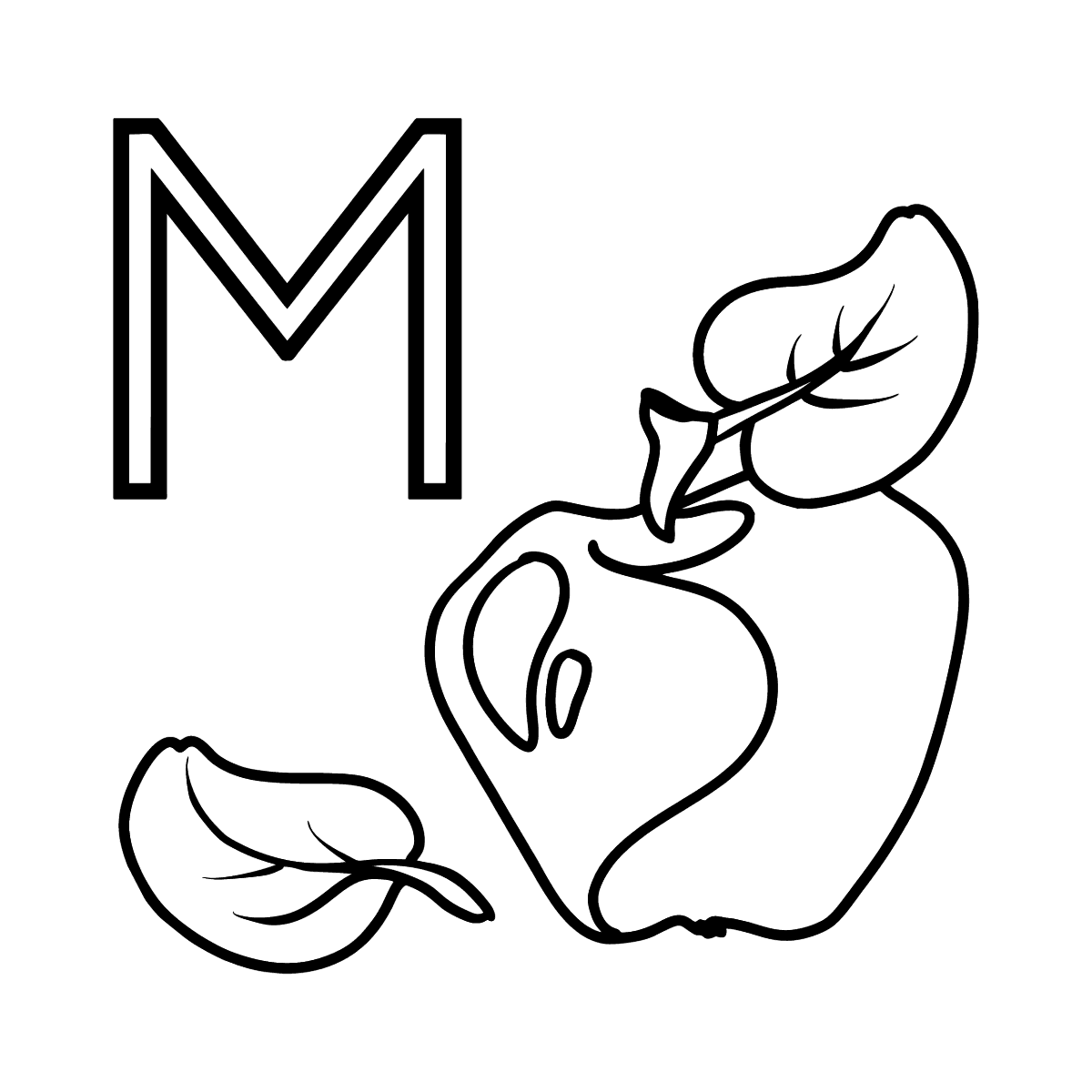 Spanish Letter M coloring pages ♥ Print and Online Free!