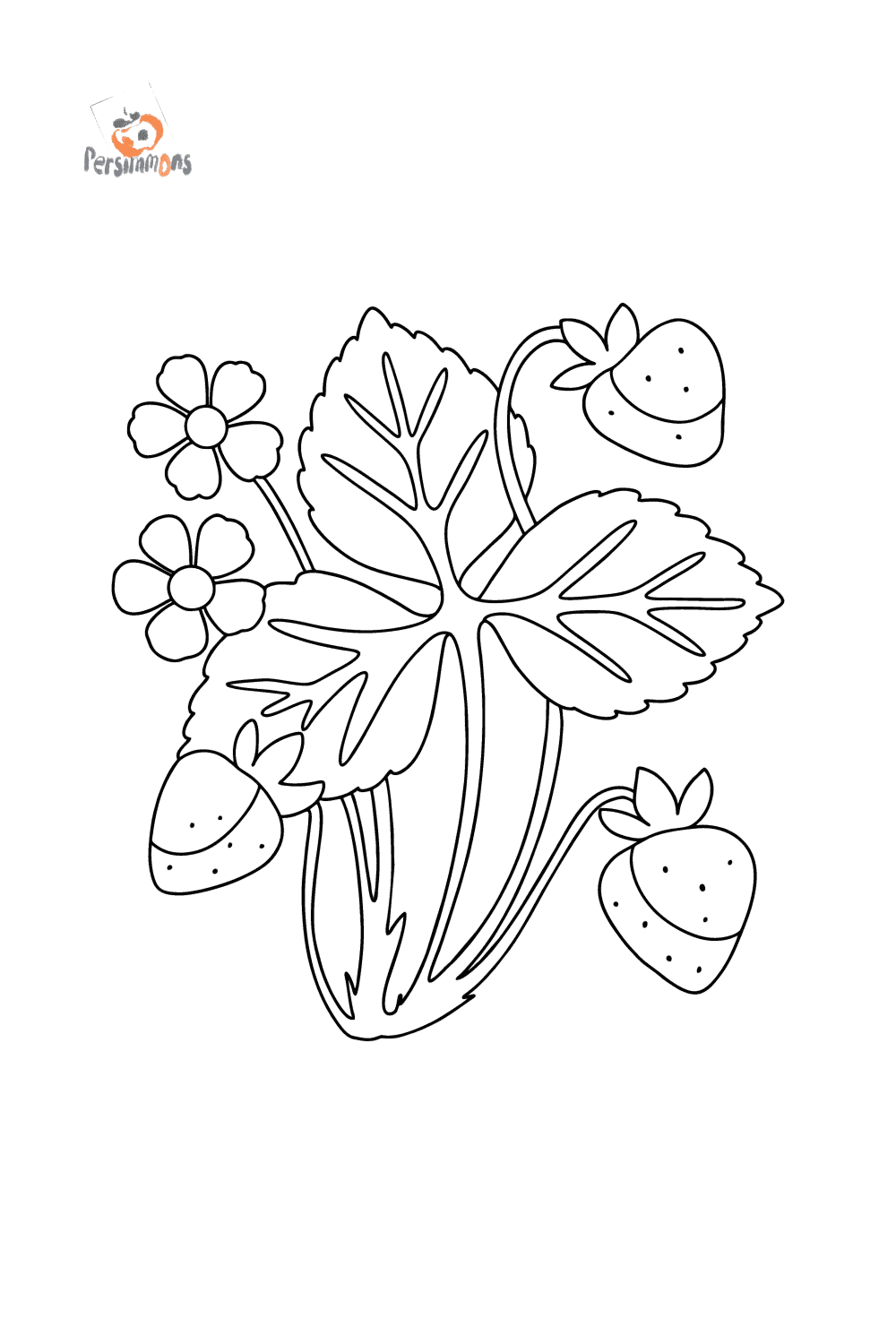 Strawberry bush сoloring page ♥ Online and Print for Free!