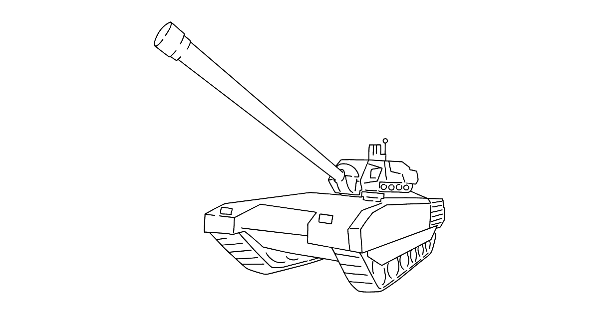 Armata Tank coloring page ♥ Free Online!