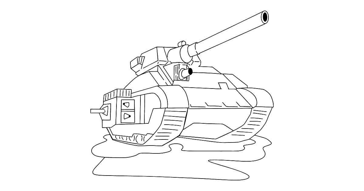 Leviathan Tank coloring page ♥ Print for Free!