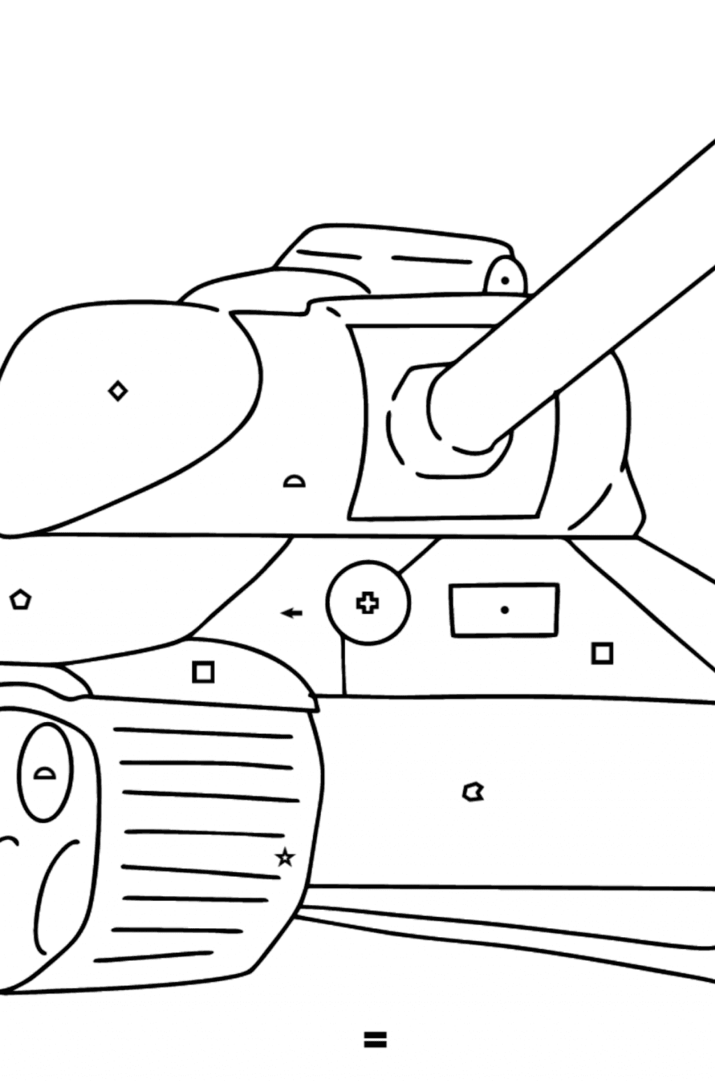 Tank IS 2 coloring page ♥ Print for Free!