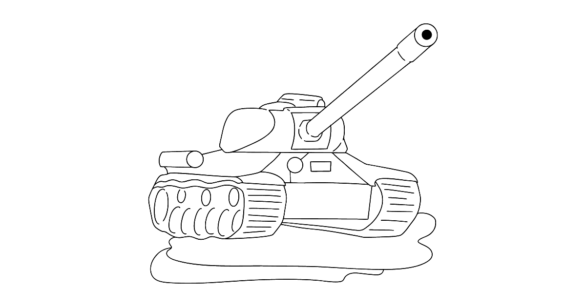 Tank IS 2 coloring page ♥ Print for Free!