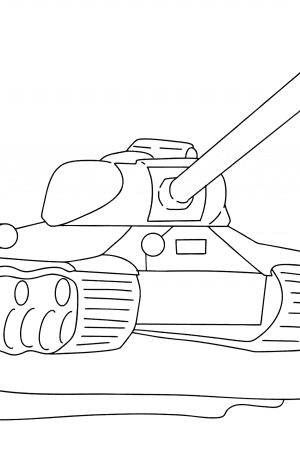 Tank IS 2 coloring page ♥ Print for Free!