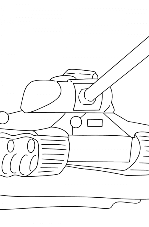 Tank IS 2 coloring page ♥ Print for Free!