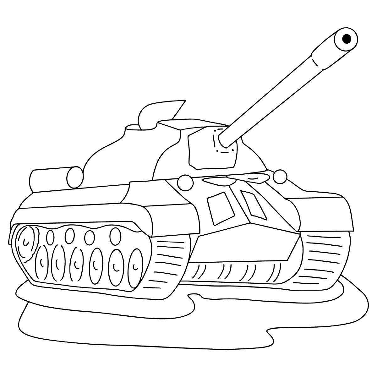 Коврик для мыши World of Tanks Tank IS-3 L рисунок