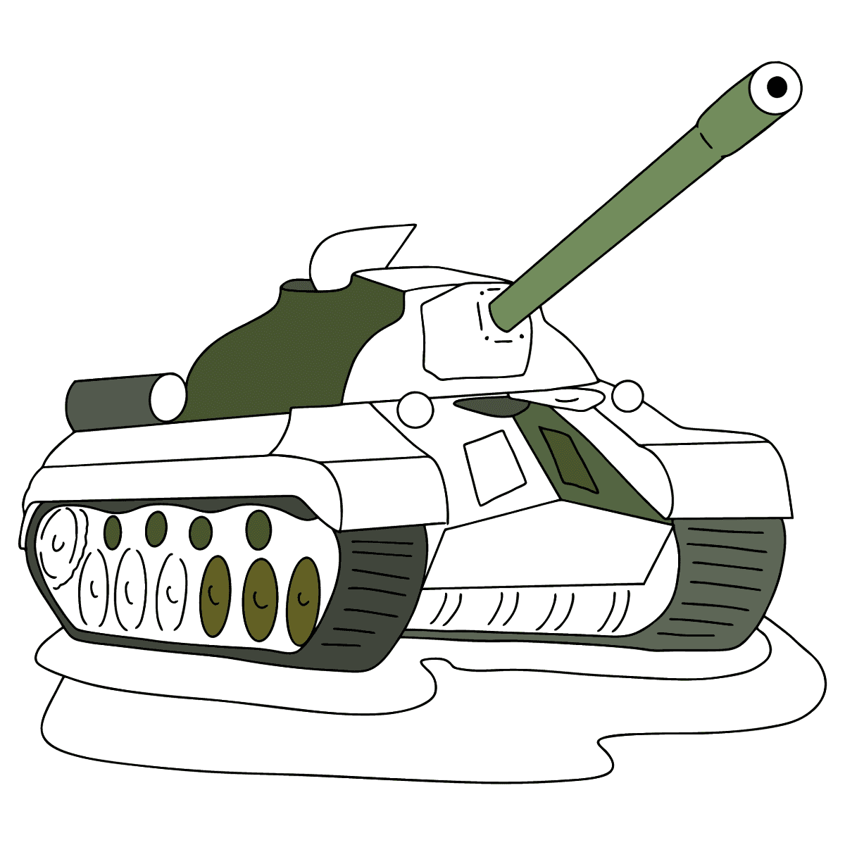 Tank IS 3 coloring page ♥ Print for Free!