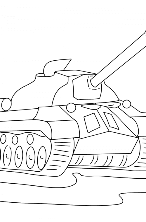 Tank IS 3 coloring page ♥ Print for Free!