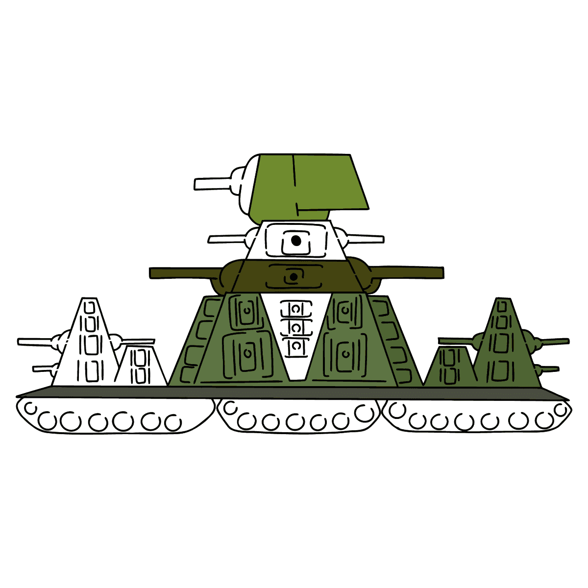 Раскраска танк кв 44