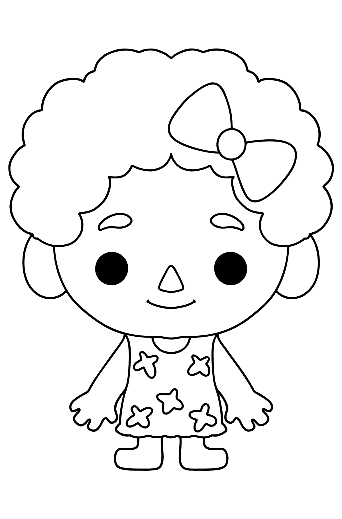 Coloring page Baby tocaboca 02 - Coloring Pages for Kids