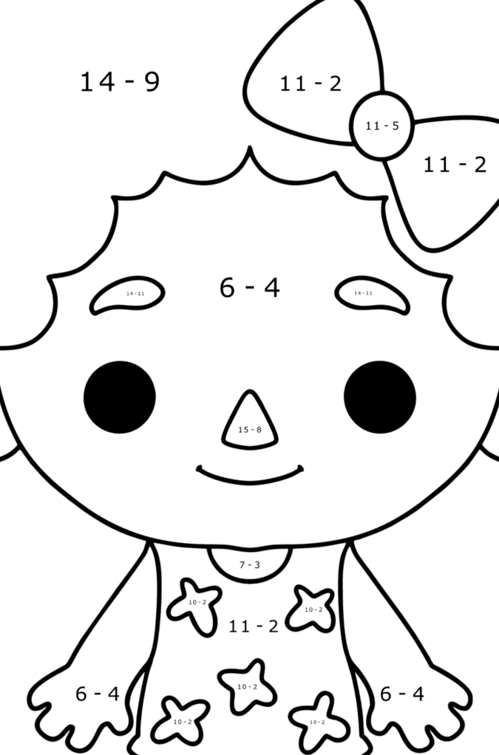 Mewarnai gambar Toca Boca Sayang | Coloring-for-Kids.com