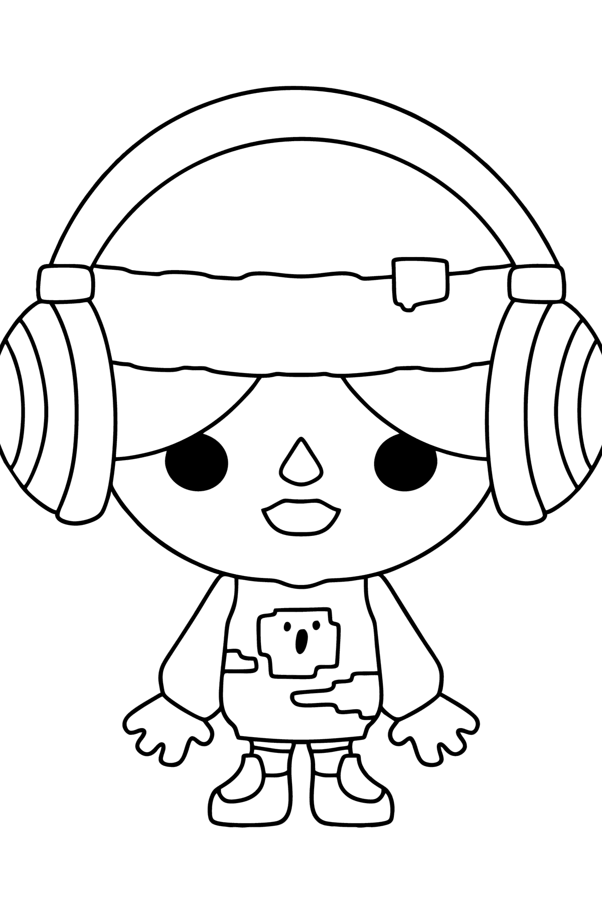 Coloring page Baby tocaboca 03 - Coloring Pages for Kids