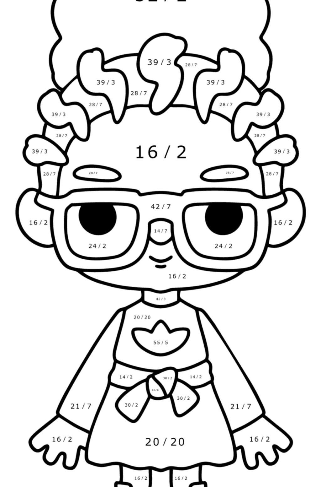 Toka Boka malvorlagen Hübsches Mädchen | Coloring-for-Kids.com