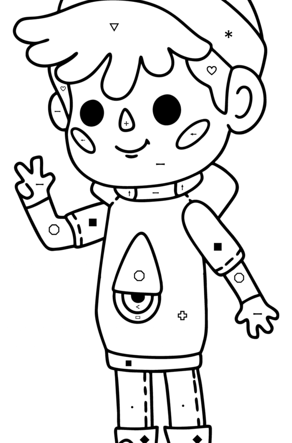 Kolorowanka toca boca leon dla dzieci coloring for kids