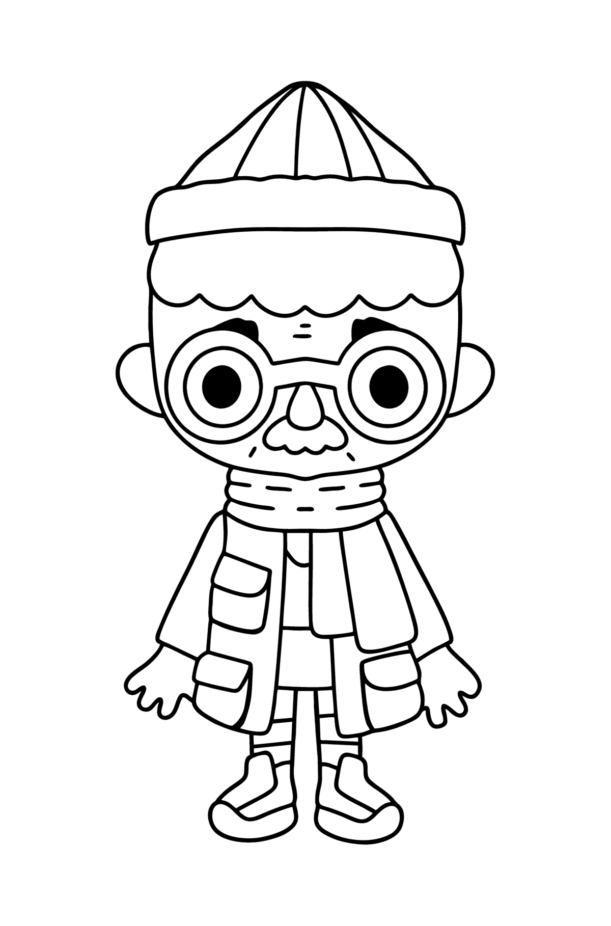 Coloring page Oldies tocaboca 03 - Coloring Pages for Kids