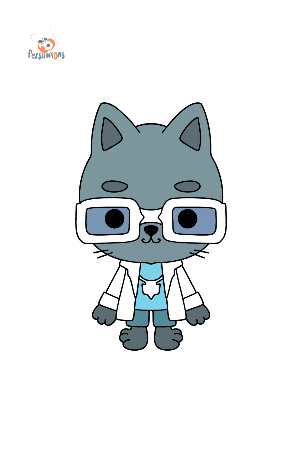 Tegning av katten toka boka for fargelegging coloring for kids