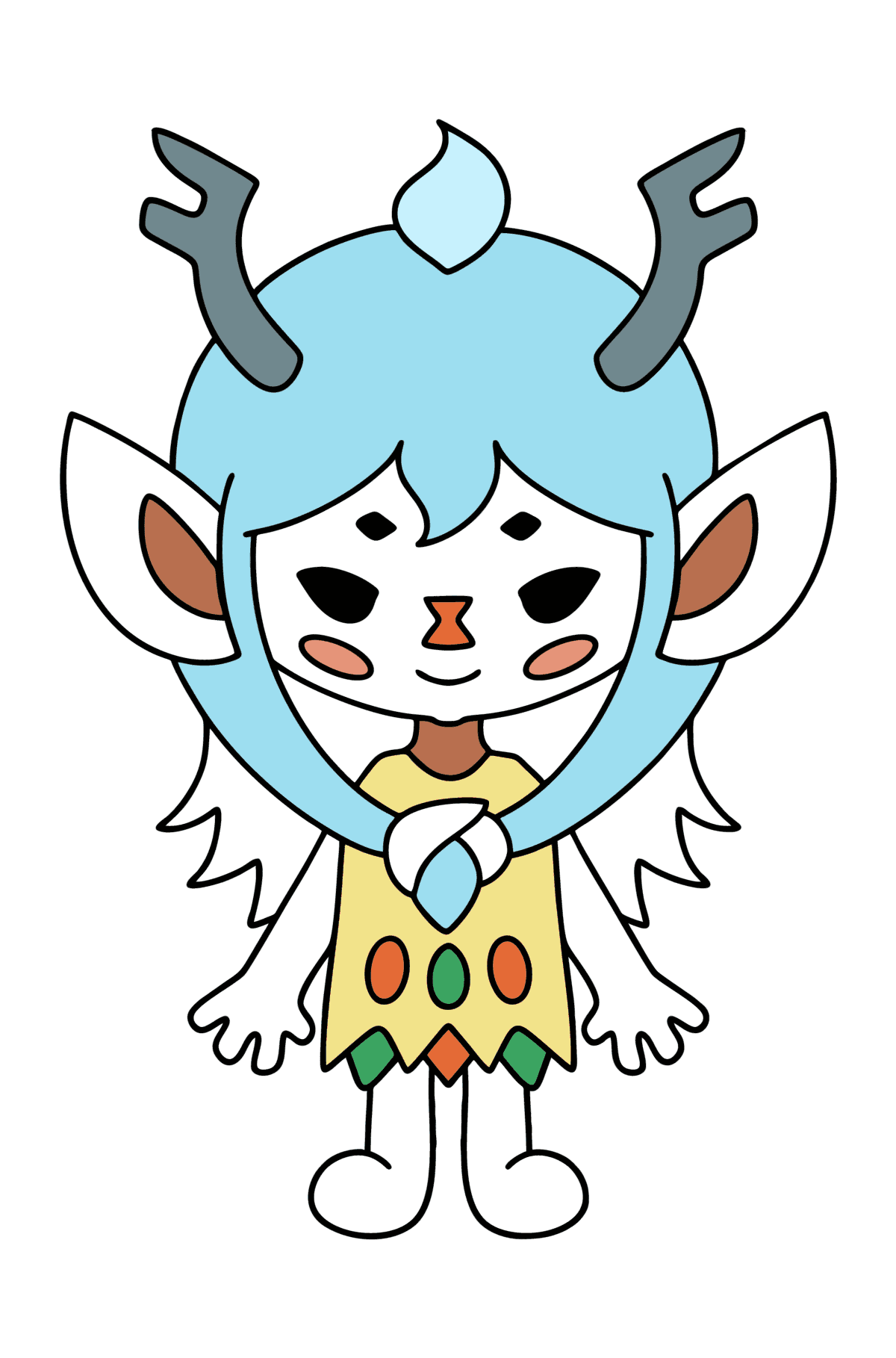 Раскраска Toca Boca Герои - Картинки для Детей