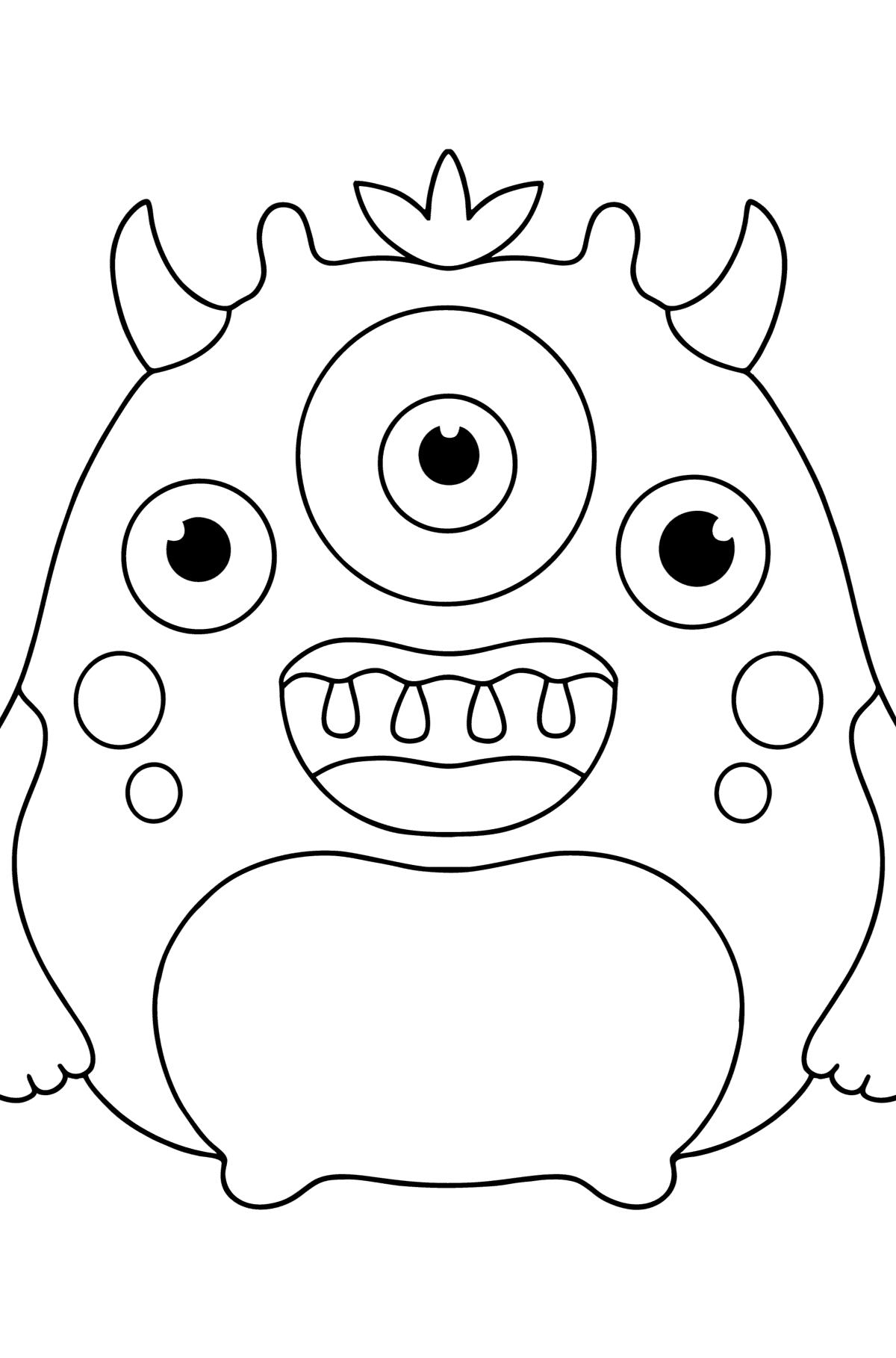 Good tomato сoloring page - Coloring Pages for Kids