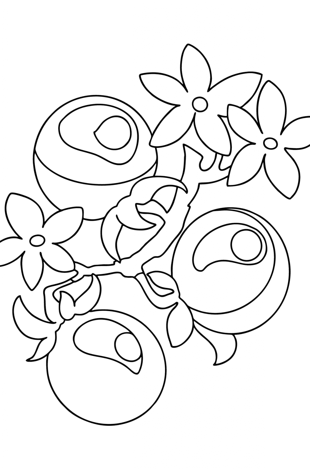 Coloriages tomate t l chargez imprimez et coloriez en ligne