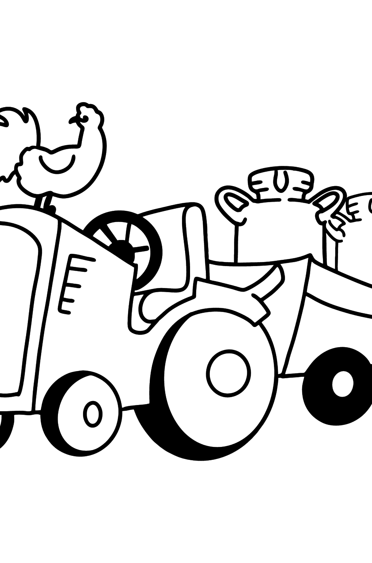 Desenho De Fazenda Com Um Trator E Homem Na Para Colorir Página Esboço  Vetor PNG , Desenho De Asa, Desenho De Fazenda, Desenho De Homem Imagem PNG  e Vetor Para Download Gratuito