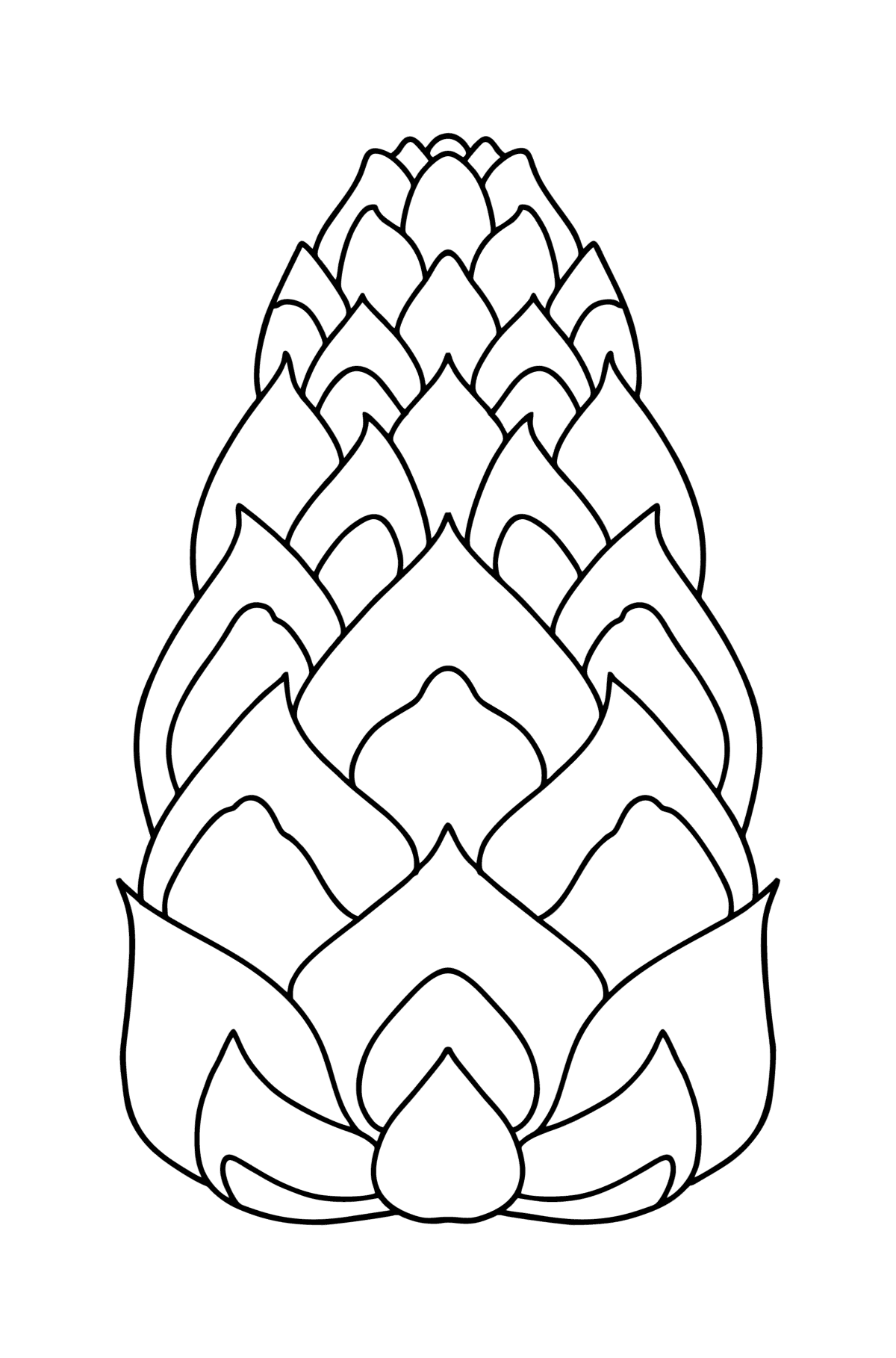 Pinecone from Lambert coloring page - Coloring Pages for Kids