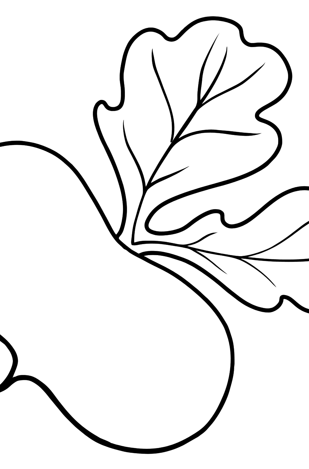 Turnip coloring page - Coloring Pages for Kids