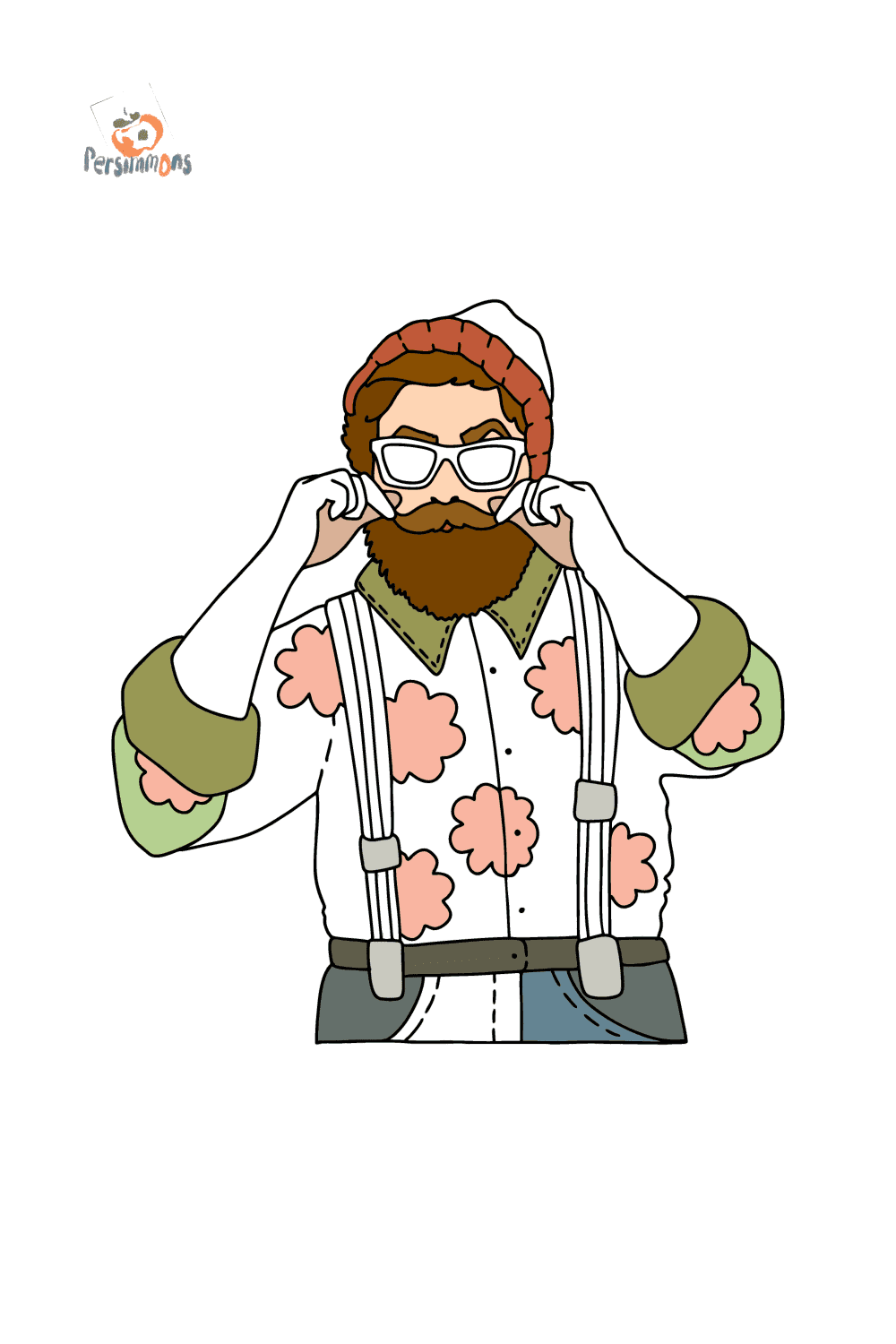 Hipster oloring page download print and color online 