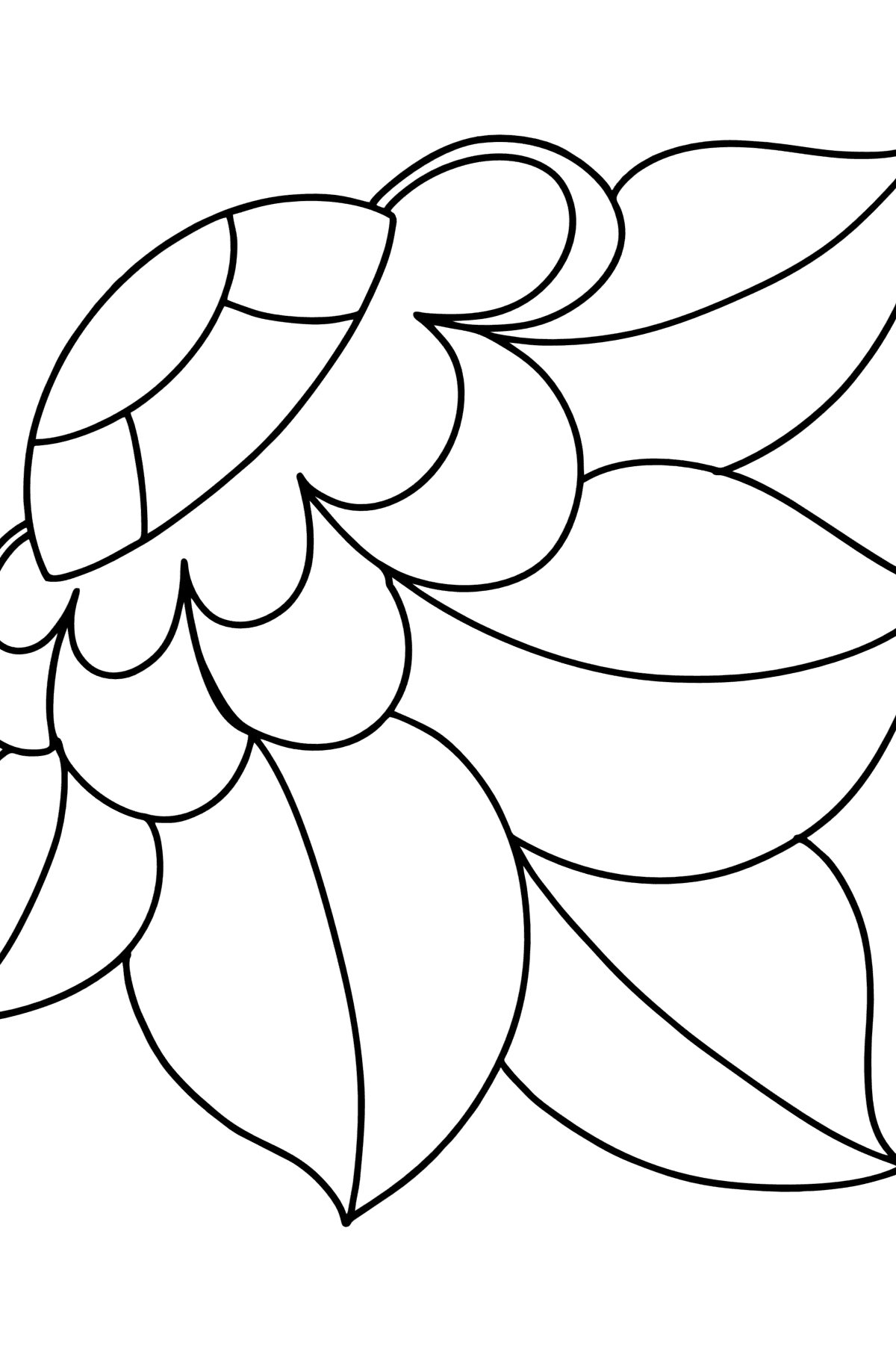 Ausmalbild Zentangle Blumenmuster - Malvorlagen für Kinder