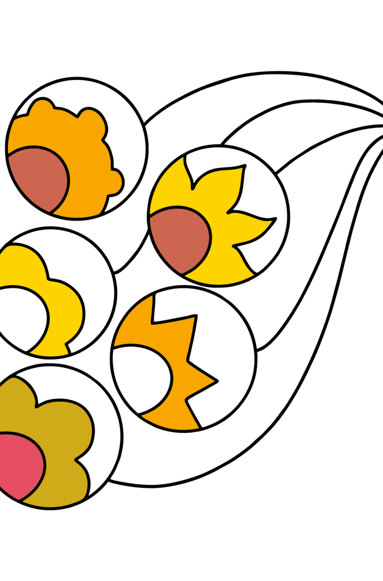 Zentangle heart coloring page ♥ Online and Print for Free!